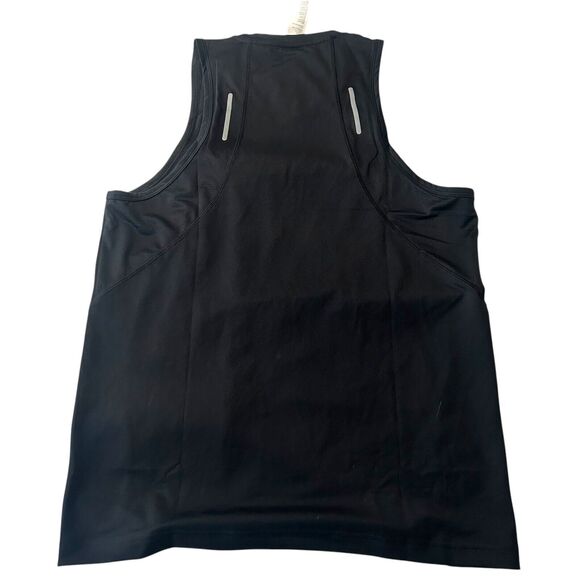 FABLETICS O2 Tank Black Mesh Shirt Fitness Gym Workout Mens Size S - Picture 7 of 9